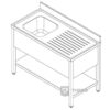 Spoeltafel Combisteel 7452.0435 - 1