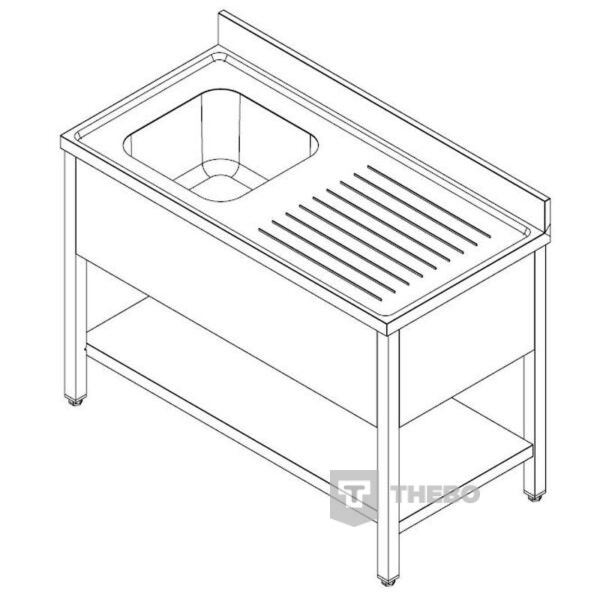 Spoeltafel Combisteel 7452.0435 - 1