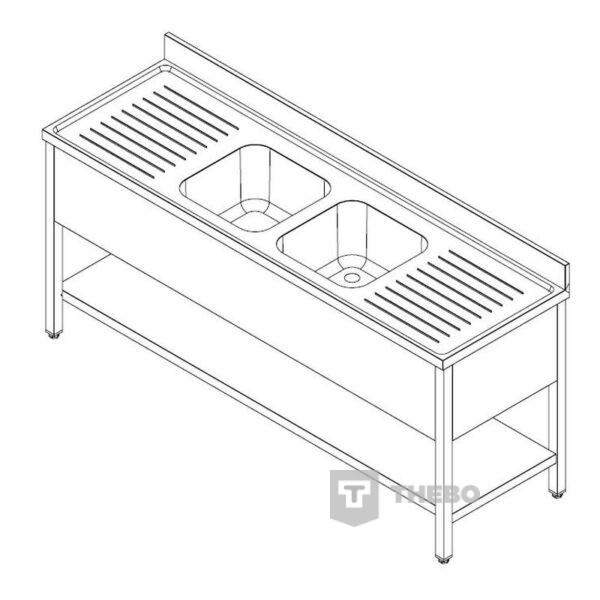 Spoeltafel Combisteel 7452.0460 - 1
